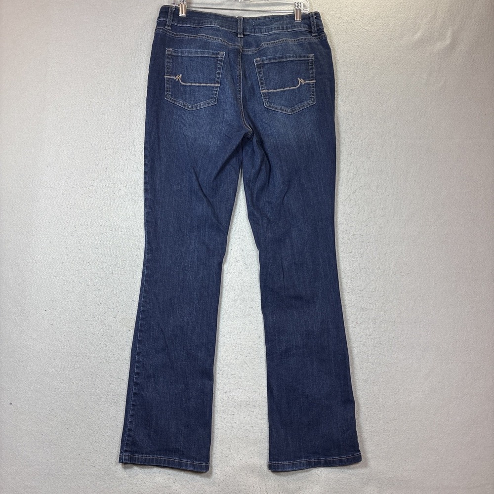 M Jeans by Maurices Mid Rise Slim Boot Women Size 12 Blue Stretch - Picture 3 of 10
